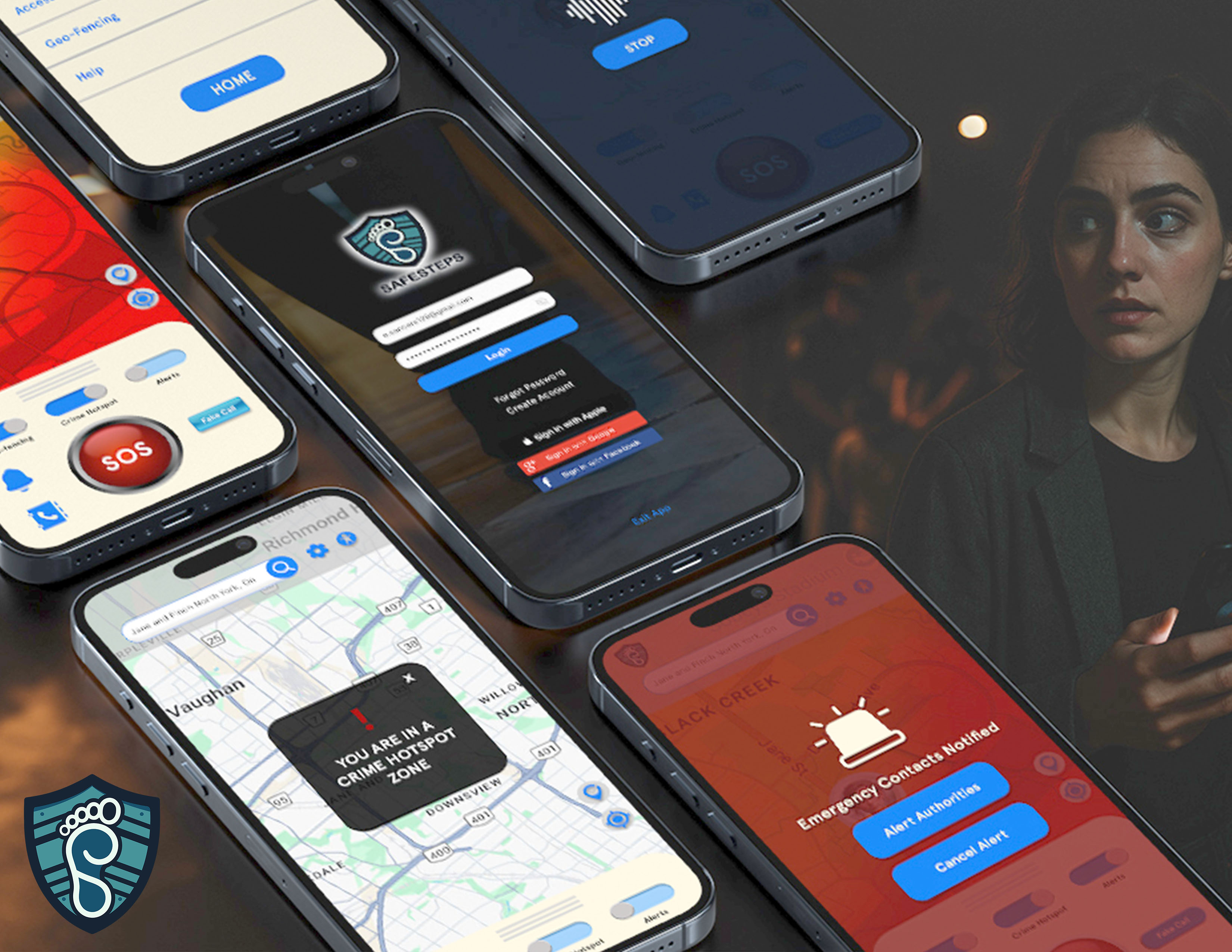 SafeSteps Mobile App